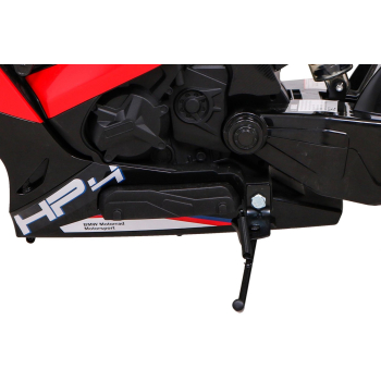 Motor BMW HP4 na akumulator dla dzieci Czerwony + Pomocnicze kółka + Wolny Start + EVA + MP3 LED